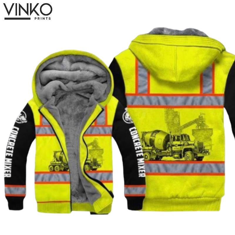 Concrete Mixer Safety Hoodie