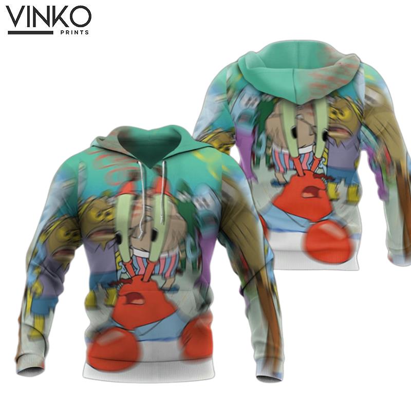 Confused Mr Krabs Meme Hoodie