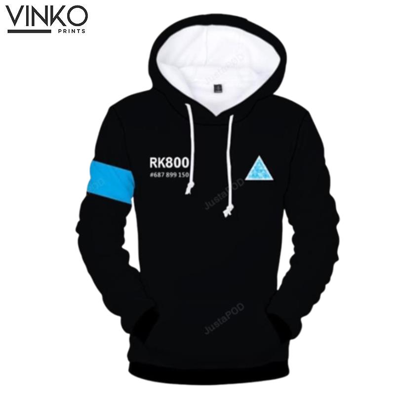 Connor Rk800 Detroit Become Human Hoodie