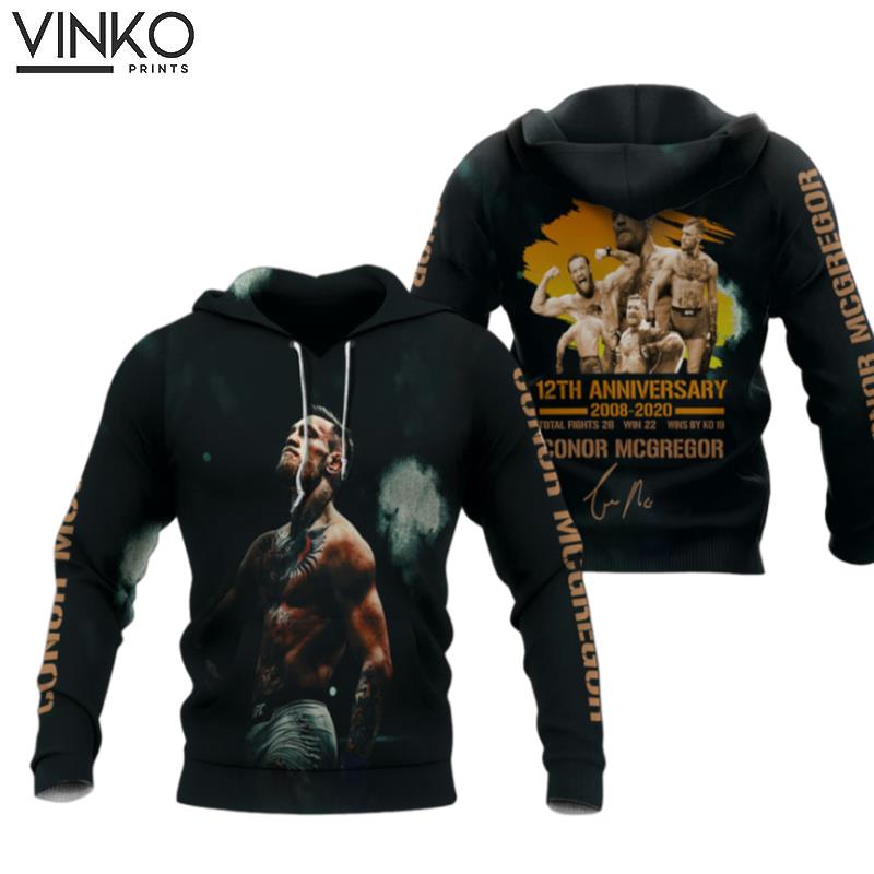 Conor Mcgregor 12Th Anniversary Win 22 Hoodie