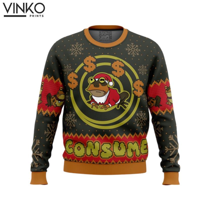 Consume Futurama Ugly Christmas Sweater