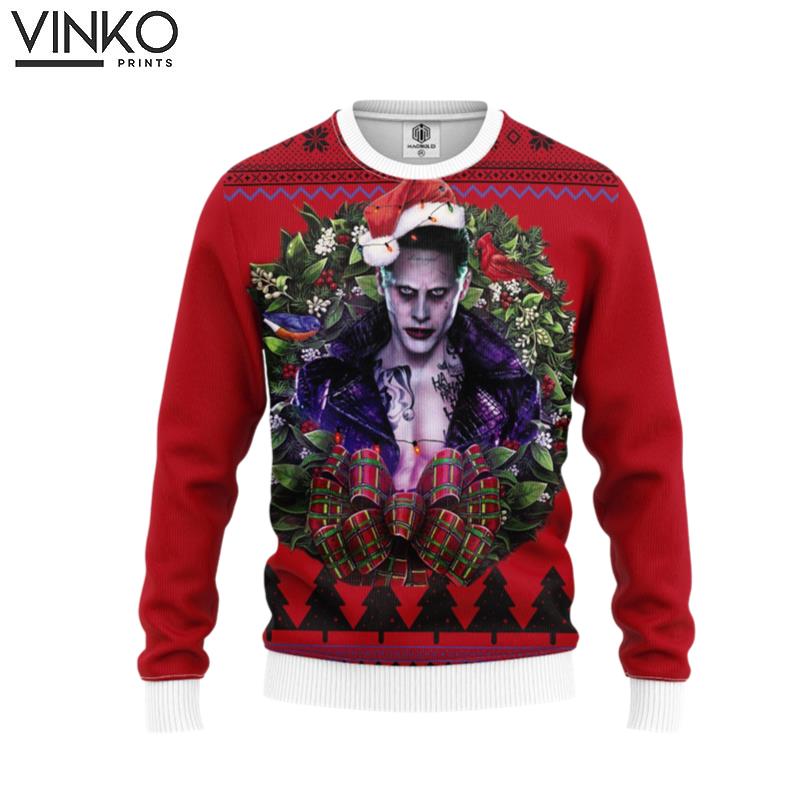 Cool Joker Noel Custom Ugly Christmas Sweater