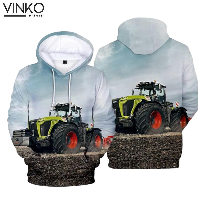 Cool Large Tractor Hoodie