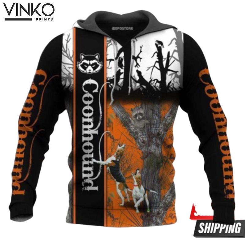 Coonhound Hunting Camo Hoodie