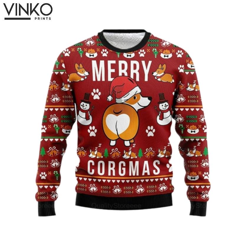 Corgi Merry Xmas Corgi Xmas Ugly Christmas Sweater