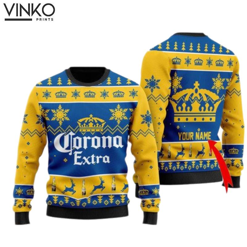 Corona Extra Custom Ugly Christmas Sweater