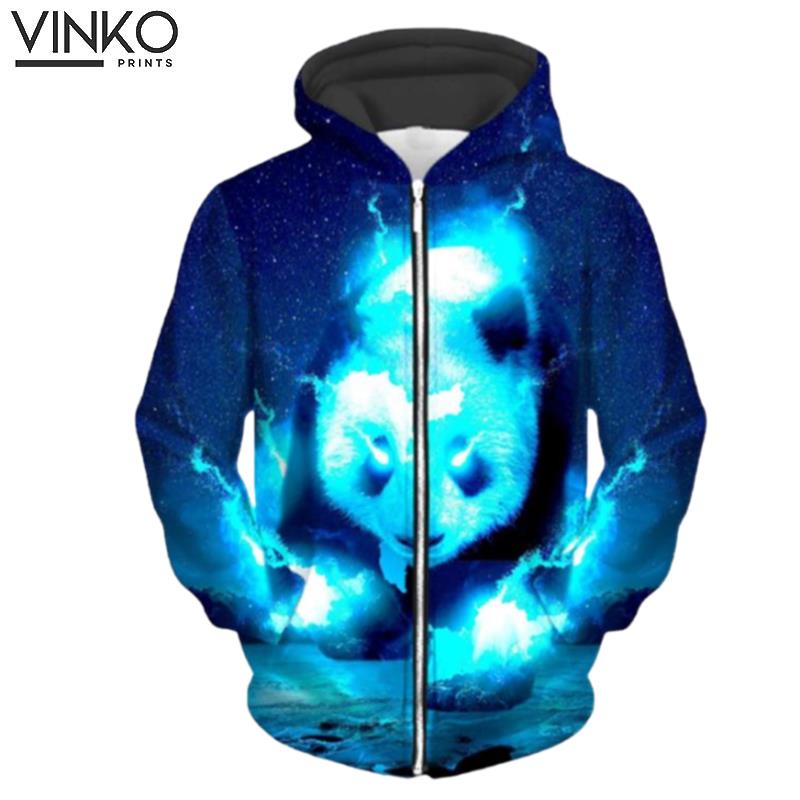 Cosmic Panda Up Hoodie