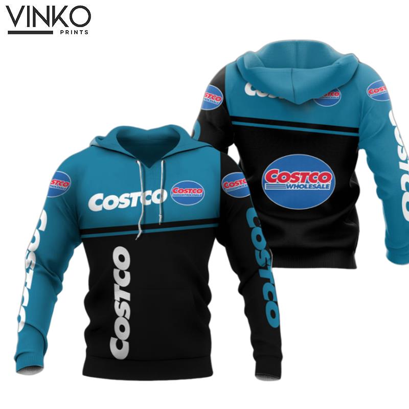 Costco Wholesale Black And Blue Hoodie