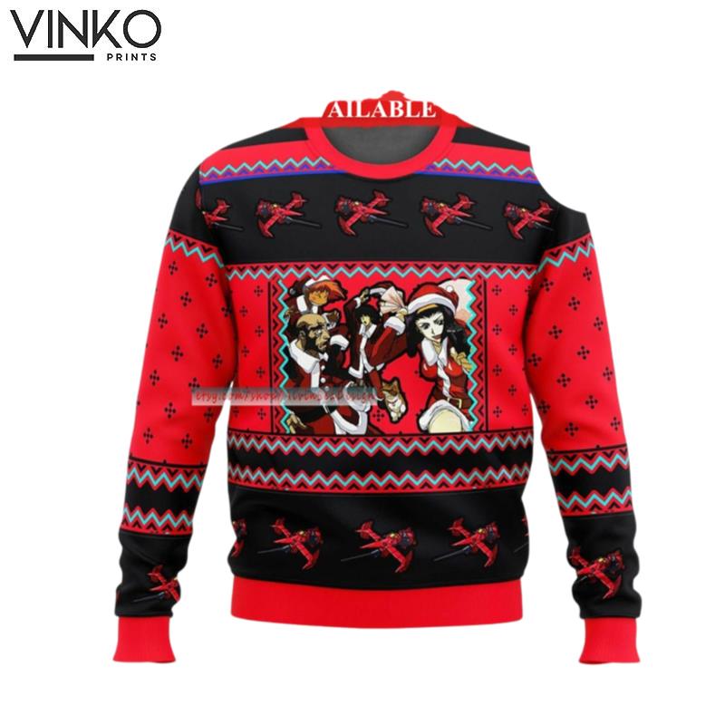 Cowboy Bebop See You Space Cowboy Ugly Christmas Sweater