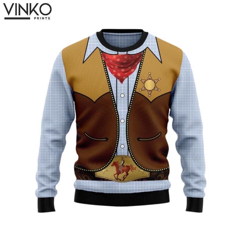 Cowboy Costume for men and women Ugly Christmas Sweater