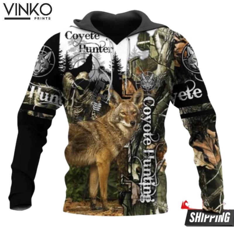 Coyote Hunting Camo Hoodie