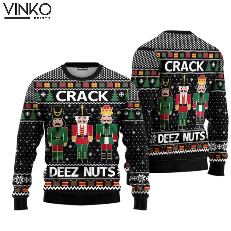 Crack Deez Nuts Nutcracker Party Ideas Ugly Christmas Sweater