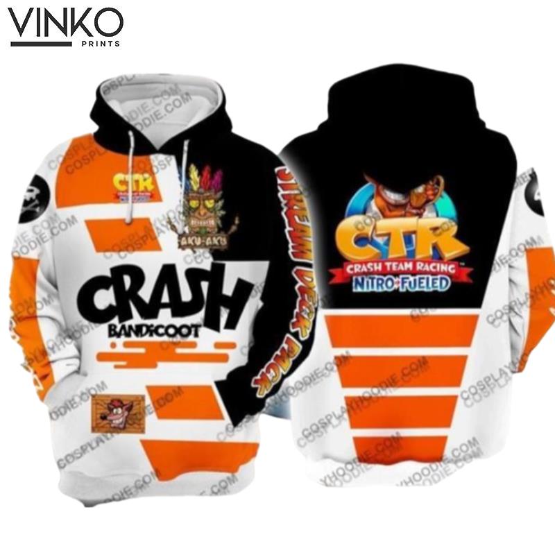 Crash Bandicoot Cosplay Hoodie