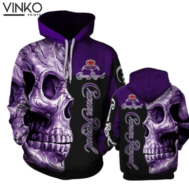 Crown Royal Skull Hoodie