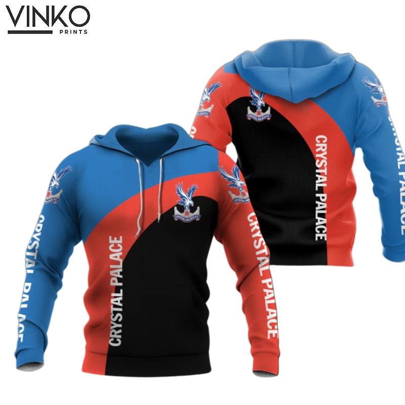 Crystal Palace Blue Red Black Hoodie