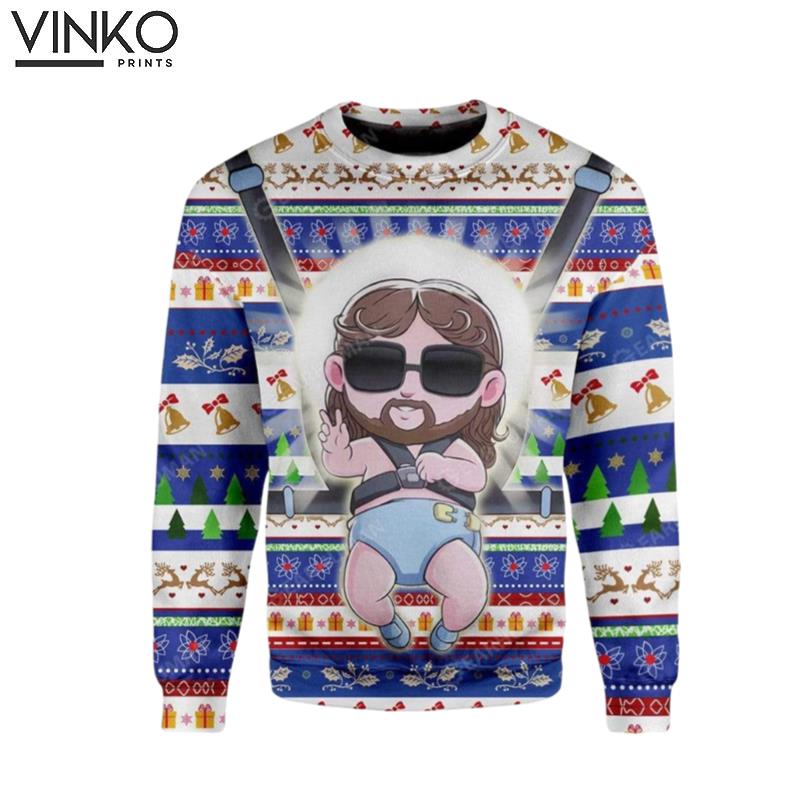 Custom Cosplay Baby Jesus Ugly Christmas Sweater