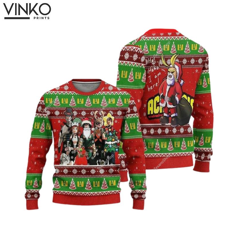 Custom Hero 2023 Funny Ugly Christmas Sweater