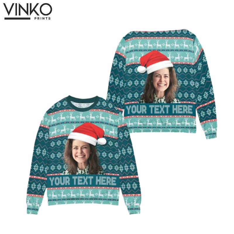 Customize Funny Gift For Family Personalized Ugly Christmas Sweater