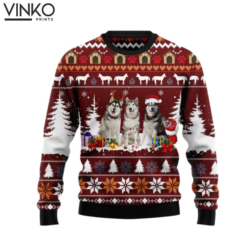 Cute Alaskan Adult Ugly Christmas Sweater