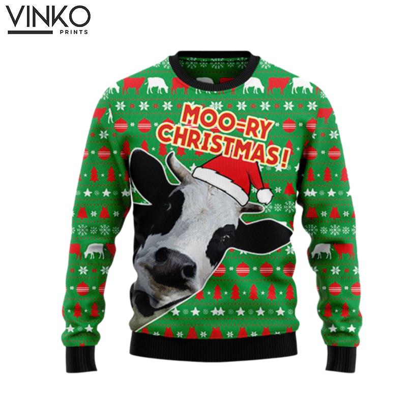 Cute Cow HT92308 Ugly Christmas Sweater