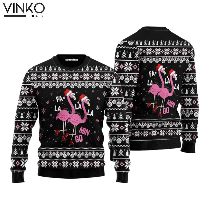 Cute Flamingo Ugly Christmas Sweater