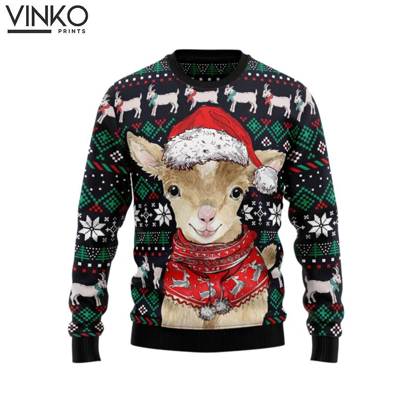 Cute Goat For Men And Women Ugly Christmas Sweater