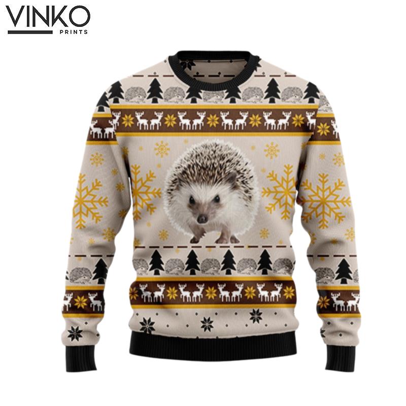 Cute Hedgehog D3009 Ugly Christmas Sweater