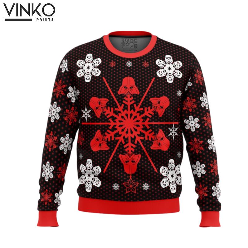 Cute Xmas Empire Snowflakes Woolen Ugly Christmas Sweater