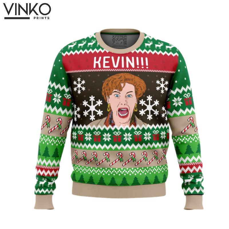 Cute Xmas Kevin Home Alone Woolen Ugly Christmas Sweater