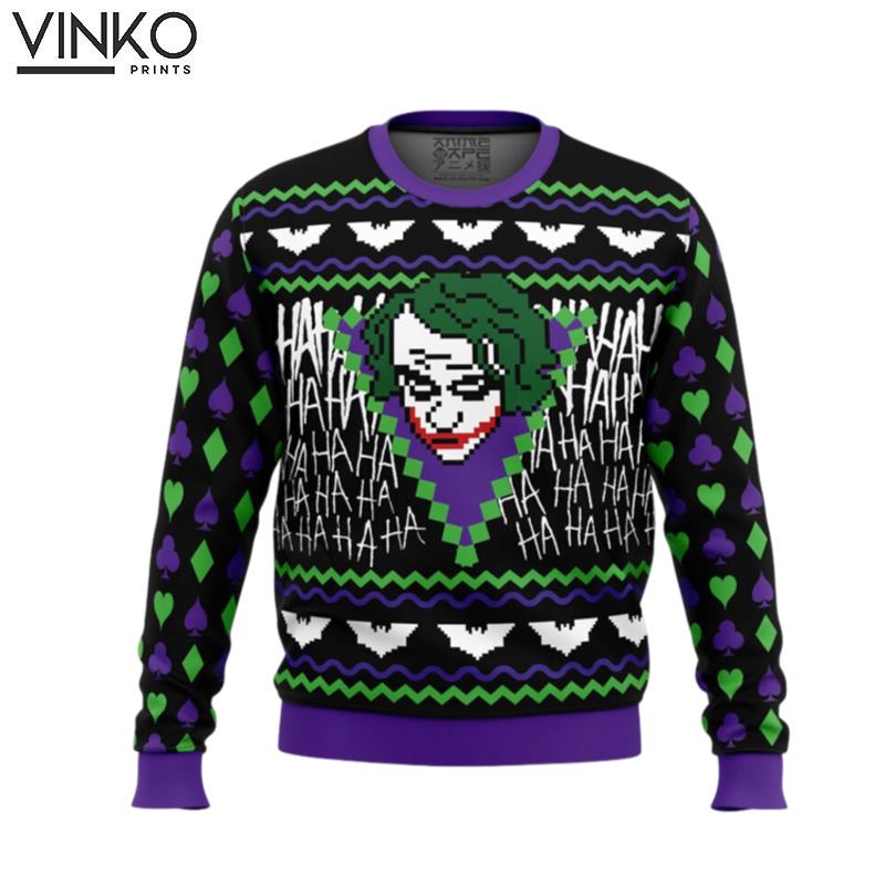 Cute Xmas The Joker Woolen Ugly Christmas Sweater