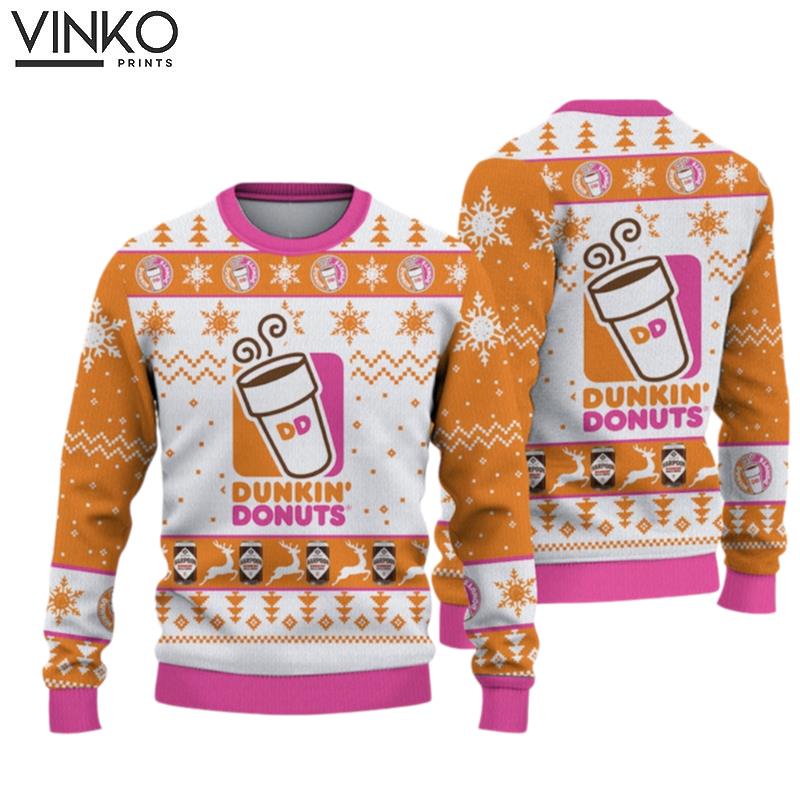 DD Woolen For Holiday Donut Ugly Christmas Sweater