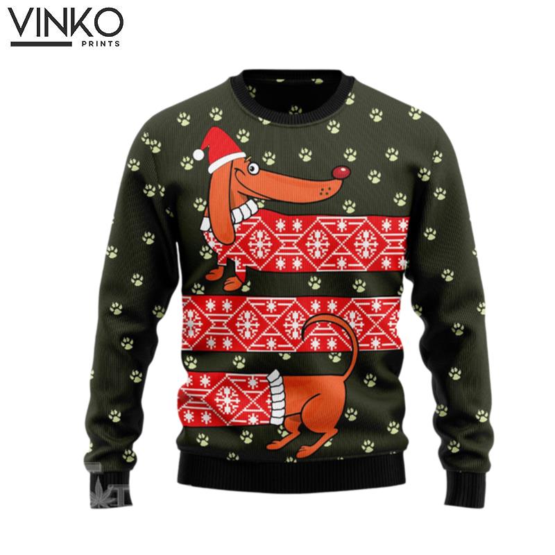 Dachshund Funny Christmas Ugly Christmas Sweater