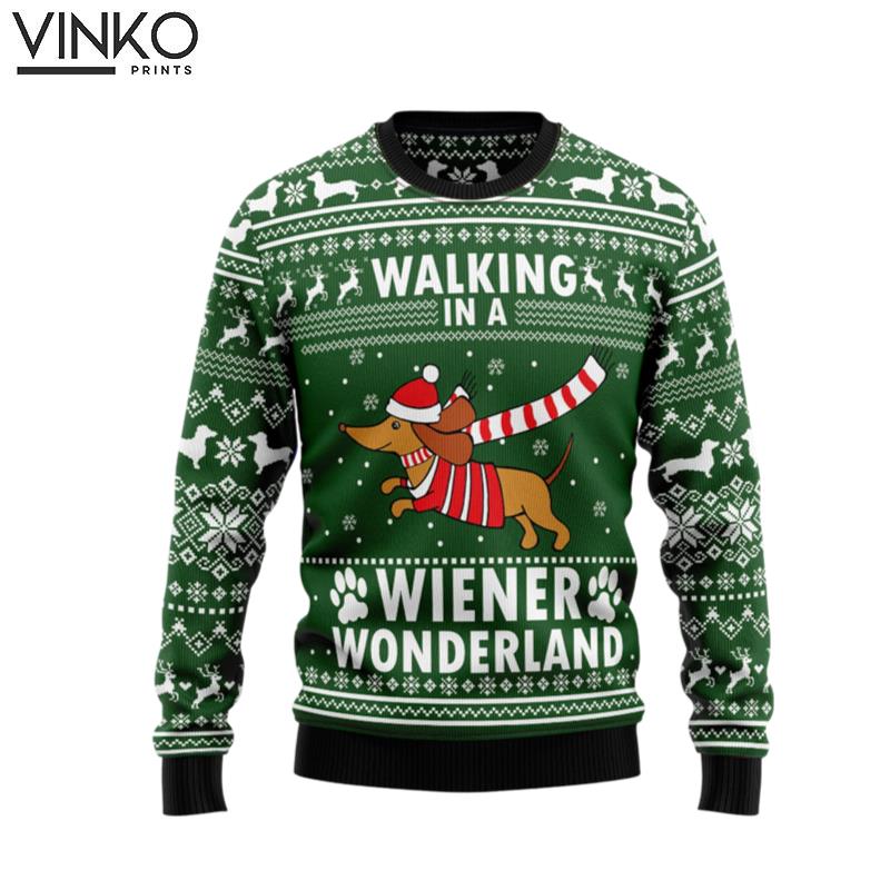 Dachshund Weiner Wonderland G5101 Ugly Christmas Sweater