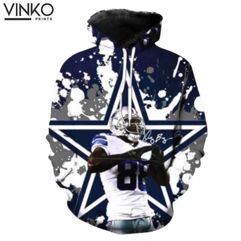 Dallas Cowboys Abstract Star And Pered Custom Dallas Cowboys Graphic Hoodie