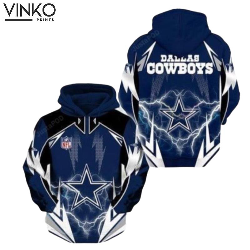 Dallas Cowboys Nfl And Pered Custom Bud Light Graphic Hoodie