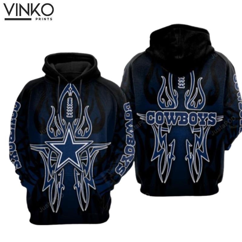 Dallas Cowboys Nfl Football Black Dallas Cowboys Hoodie