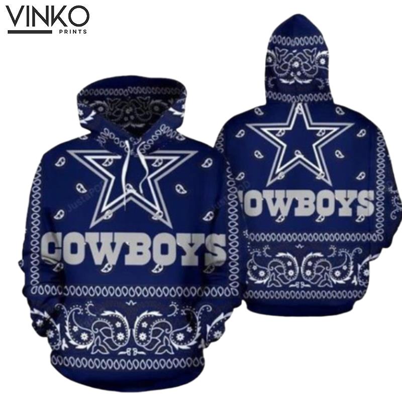 Dallas Cowboys Nfl Football Blue Dallas Cowboys  1 Hoodie