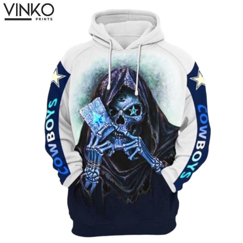 Dallas Cowboys Nfl Football Magic Skull Dallas Cowboys Hoodie