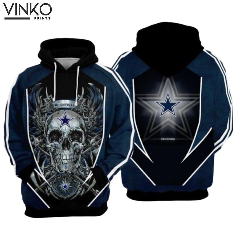 Dallas Cowboys Nfl Football Skull Death Dallas Cowboys Hoodie