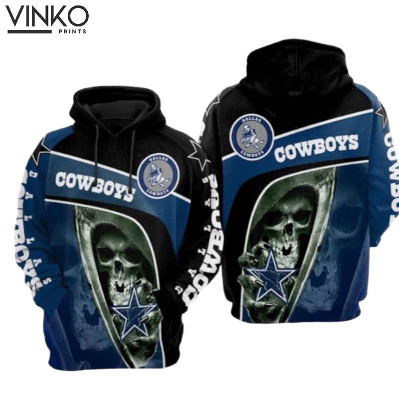 Dallas Cowboys Nfl Football Skull Death Star Dallas Cowboys Hoodie