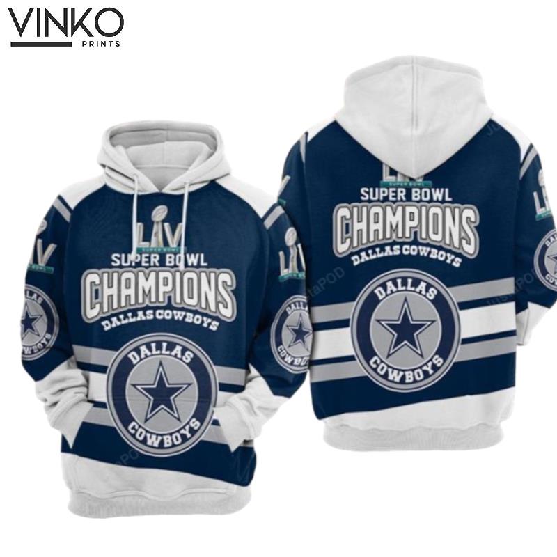 Dallas Cowboys Nfl Football Super Bowl Champion Dallas Cowboys Hoodie