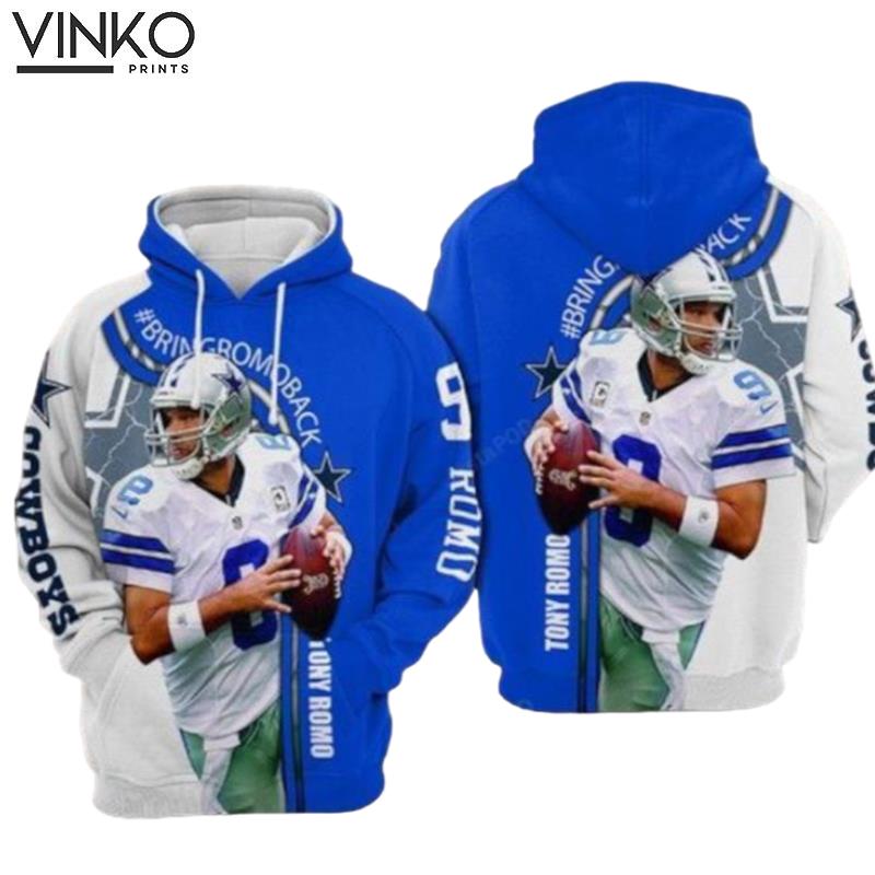 Dallas Cowboys Romo Back Hoodie