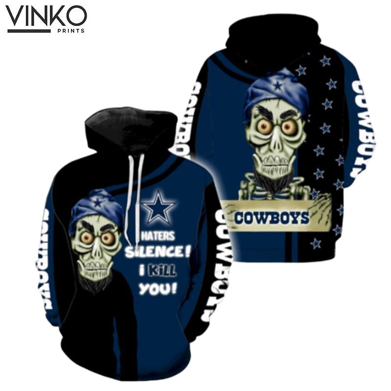 Dallas Cowboys Skull Full For Men And Women Hoodie