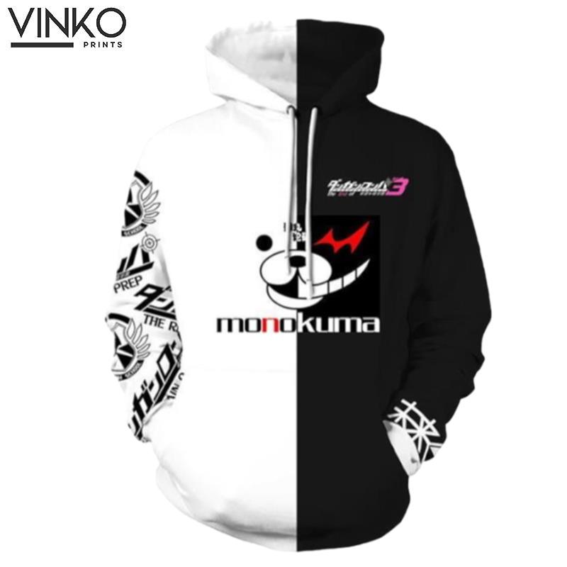 Danganronpa Trigger Happy Havoc Monokuma 2 Hoodie