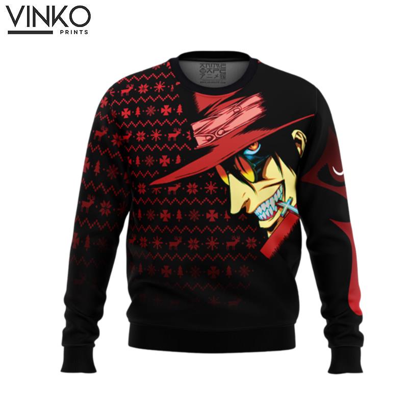 Dark Fanstasy Alucard Hellsing Ugly Christmas Sweater