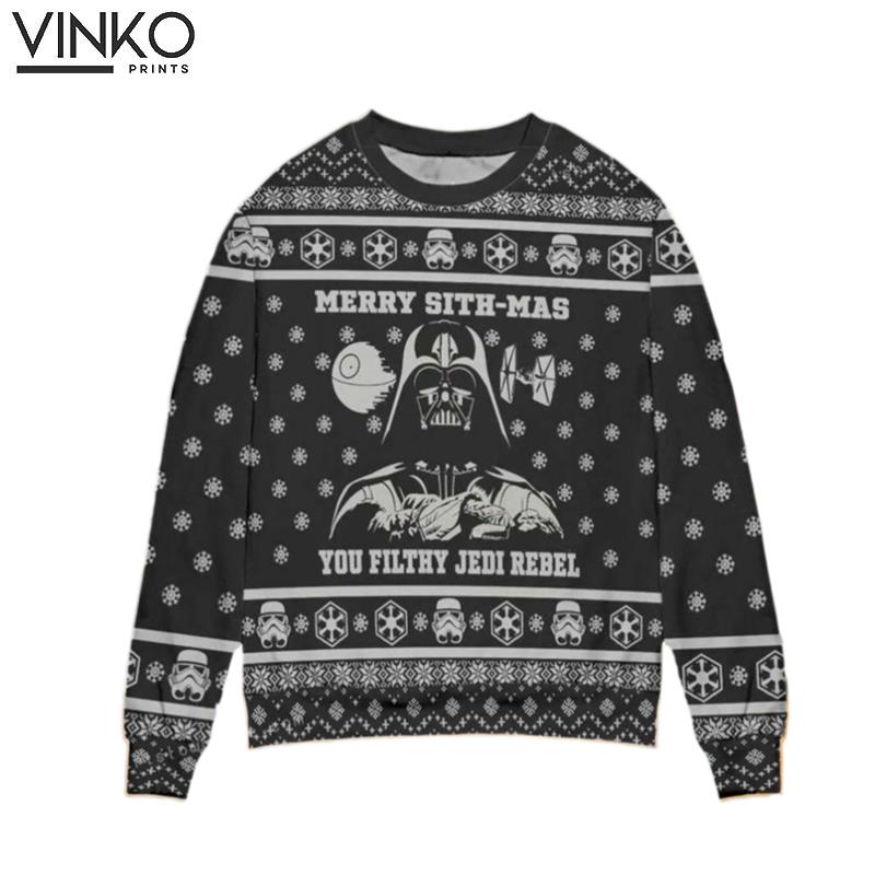 Darth Vader Darth Vader Fan Ugly Christmas Sweater