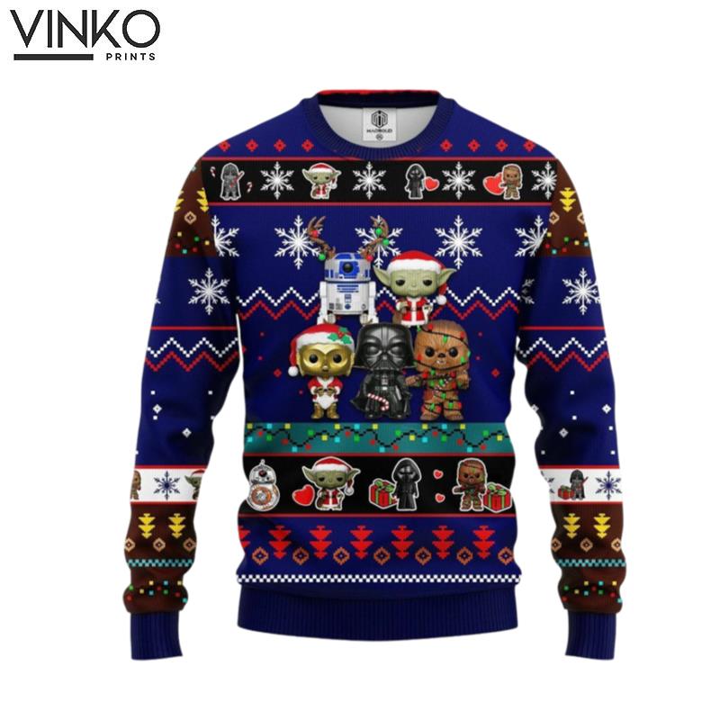 Darth Vader Darth Vader Xmas Funny Ugly Christmas Sweater