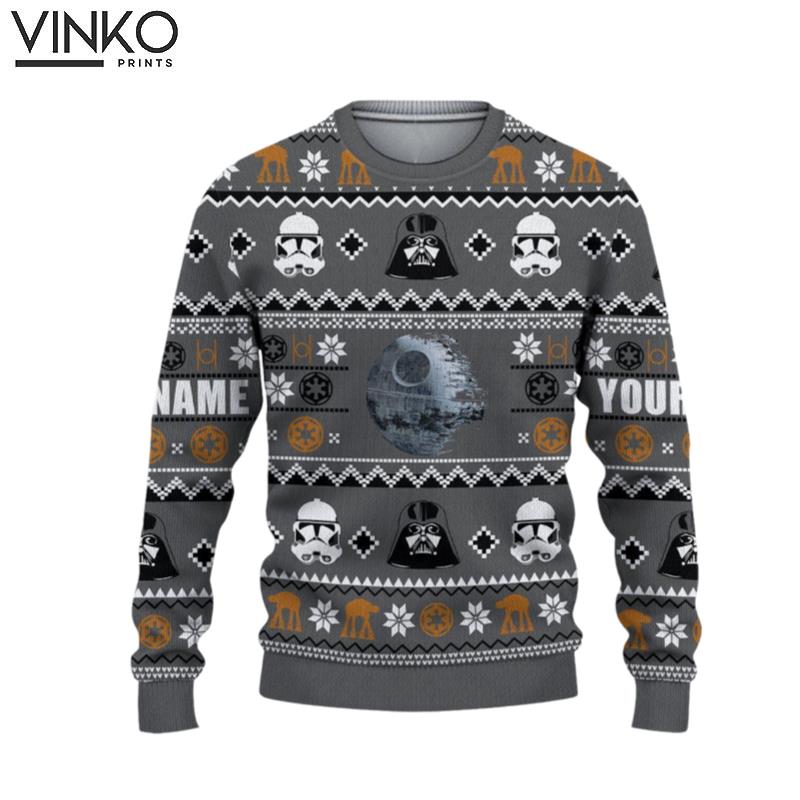 Darth Vader Stormtrooper Ugly Christmas Sweater