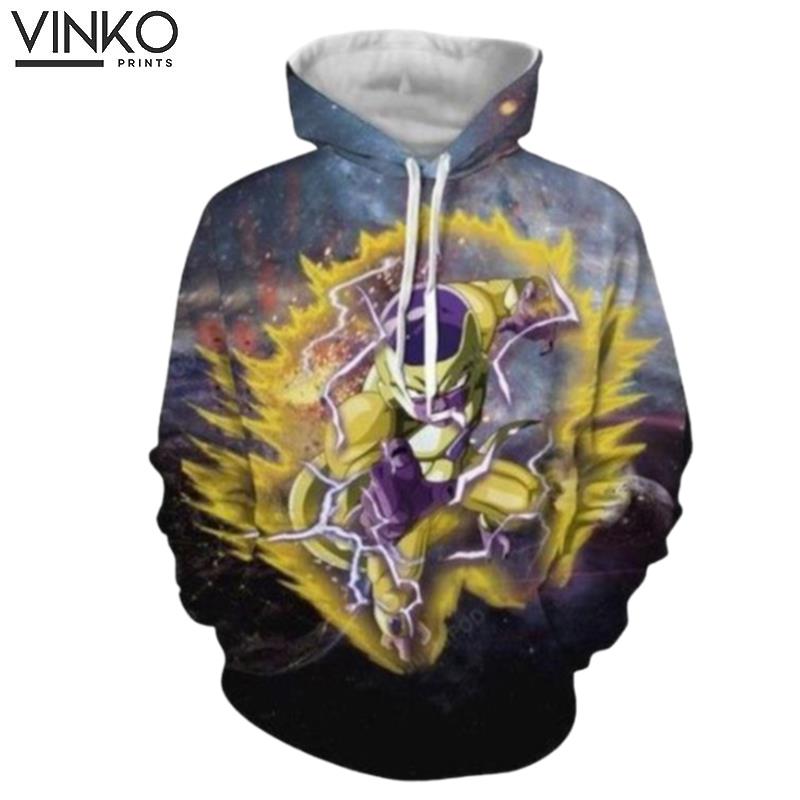 Dbz True Radiance Of The Emperor Golden Frieza Hoodie