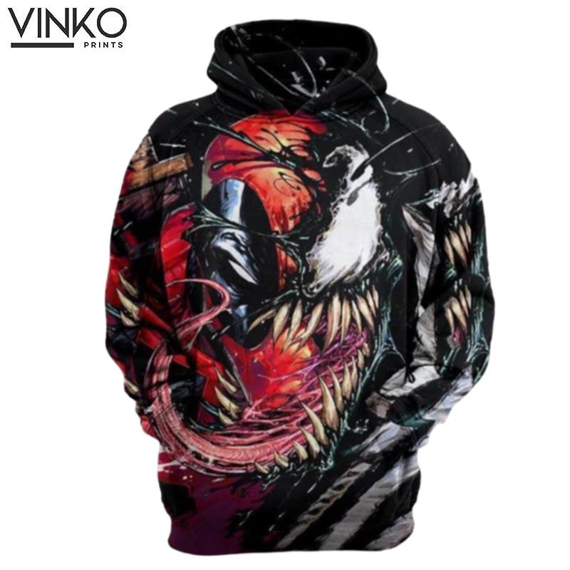 Deadpool X Venom Hoodie